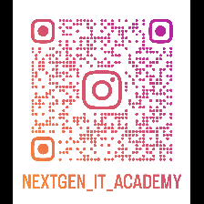 Scan to follow NextGen IT Academy on Instagram